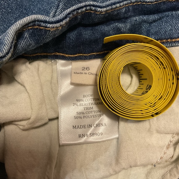 Chelsea & Violet Women’s Jeans Blue Wash Distressed - Picture 12 of 12